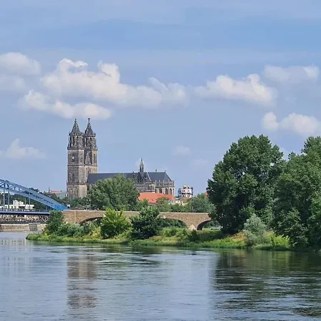 Zentral & Ruhig - Stadt, Elbe Und Nebenan Magdeburg